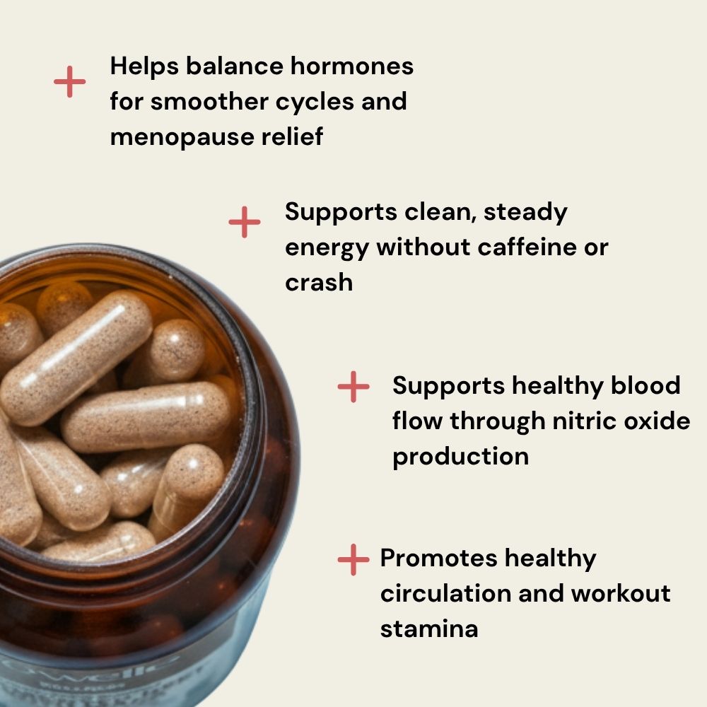 Rowelle Fermented Beet & Maca Root Capsules