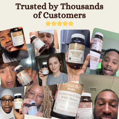 Rowelle Fermented Beet & Maca Root Capsules